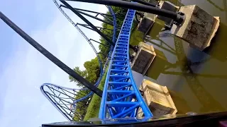 Goliath Front Row On Ride POV - Walibi Holland