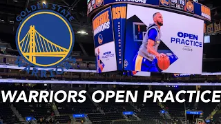 Warriors Open Practice 2021