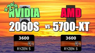 2060S vs 5700-XT - 3600. CSGO, Fortnite, PUBG, GTAV, Overwatch.