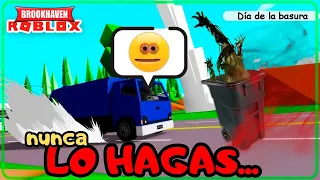 ESTO PASA en brookhaven 🏡rp SI COMPLETAS EL ROL DE DÍA DE LA BASURA (PELIGROSO) 🤯💨 AniJuegos Roblox