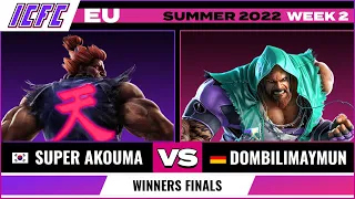 Super Akouma (Akuma) vs. DombiliMaymun (Marduk) - Winners Finals - ICFC TEKKEN EU: Summer 2022 - W2