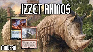 UR Control Midrange Tempo RHINOS | Izzet Rhinos | Modern | MTGO