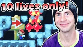 NOT WHAT I EXPECTED // Mario Maker 10 LIVES ONLY No Skip Expert Challenge (#1)