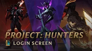 PROJECT: Hunters | Login Screen - League of Legends