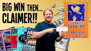 🤑 BIG WIN to HUGE WIN! CLAIMER!! **INCREDIBLE ODDS** 💰 $170 IN TEXAS LOTTERY Scratch Off Tickets