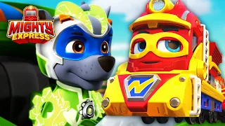 Nate & Chase Are On The Case! Mighty Express + PAW Patrol #11 - Mighty Express Official