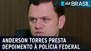 Anderson Torres presta depoimento à Polícia Federal sobre atos golpistas | SBT Brasil (02/02/23)