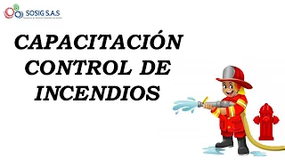 Capacitación Control de Incendios