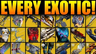 All Exotics and How to Get Them in Destiny 2