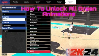How To Unlock All Green Animations After Post-Patch In NBA2K24* WORKS FOR SZN 2*