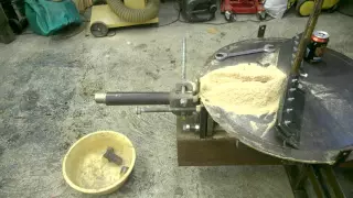 Homemade Hydraulic Sawdust Briquette Press 2