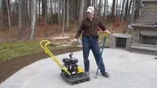 How To: Compact Concrete Paving Slabs