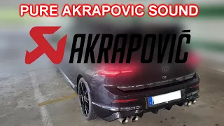 VW Golf 8R (320HP) Performance | 100% PURE Akrapovic SOUND💥| Stock