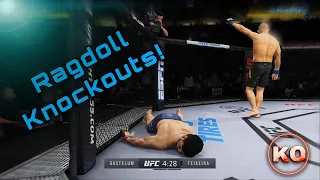 Best Ragdoll Knockouts!! (EA Sports UFC 4) #3