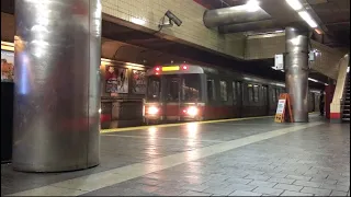 MBTA Red Line Train Running Backwards