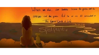 The circle of life speed paint