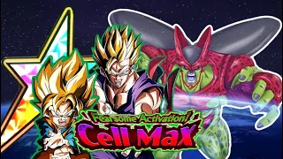 100% TEQ LR SS GOHAN (TEEN) & SS GOTEN VS FEARSOME ACTIVATION! CELL MAX EVENT: DBZ DOKKAN BATTLE