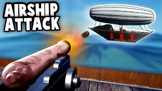 STEAMPUNK Airship Duel Battle! THIS IS HARD (A Collection of Bad Moments Gameplay)