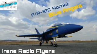 Freewing F/A-18 Hornet Blue Angels. Abort Slow turn, having fun