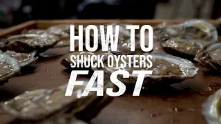 How to Shuck An Oyster Fast