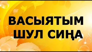 "ВАСЫЯТЫМ ШУЛ СИҢА"  ИЛНУР ФӘЙЗРАХМАНОВ ГҮЗӘЛ ЯППАРОВА УКЫЙ АКТУАЛЬ ХИКӘЯ ЧЫН КЫЙССА ОБЕРЕГ