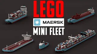 Lego Cargo Ships - Mini Maersk Fleet