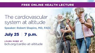 The cardiovascular system at altitude | BCH Lecture - Jul 23