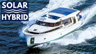 GREENLINE 40 Solar Electric Hybrid Silent Eco Yacht Tour, технический разговор и морские испытания