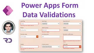 Power Apps form data validation tutorial