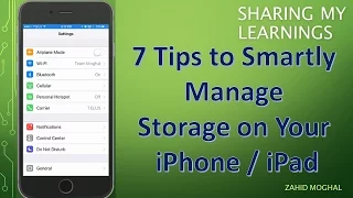 Tips to Manage storage Smartly on iPhone | Quest For Answers
