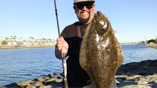 FISHING GLIDE BAITS FOR MONSTER HALIBUT (public fishing cast-to-catch)