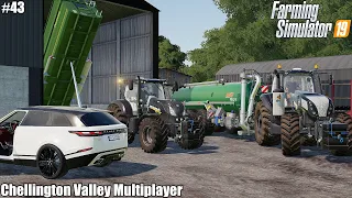 🇬🇧 Spreading Slurry, Harvesting Corn 🌽, Feeding 🐄🐏 │Chellington Valley Season🌦️🌡️│FS 19│Timelapse#43