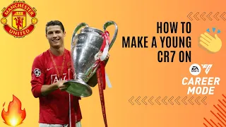 HOW TO MAKE A YOUNG CRISTIANO RONALDO IN YOUR FC24 CAREER MODE SAVES