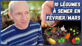 10 légumes à semer en février/mars au potager !