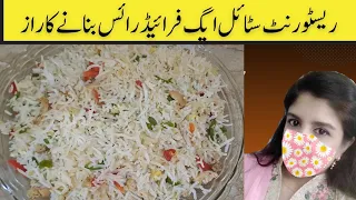 Egg Fried Rice Recipe/Restaurant Style Chinese Rice/Mix Vegetable Rice Recipe @artfusionw/Nageen