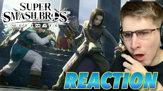 The Hero Smash Bros Ultimate Reveal Trailer REACTION!