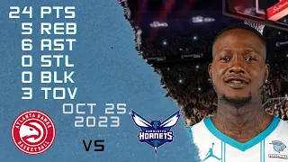 Terry Rozier player Highlights HORNETS vs HAWKS NBA Regular season game 25-10-2023