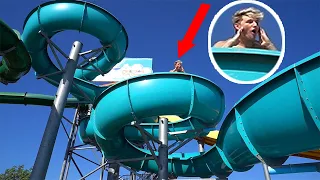 Hide N Seek at WATERPARK! *if found, you BELLY FLOP*