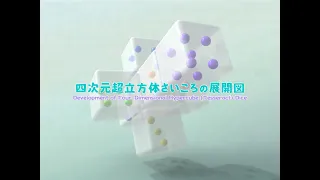 四次元超立方体さいころの展開図 / Development of Four-Dimensional Hypercube (Tesseract) Dice