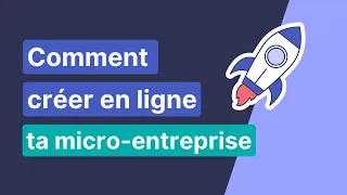 Tuto création micro-entreprise 2023 sur le site officiel. 📝 (via guichet unique)