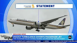 1 dead amid 'severe' turbulence on Singapore Airlines flight