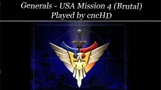 Generals Campaign - USA Mission 4 (brutal)