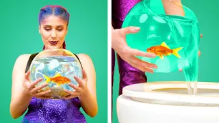 MERMAID IN SCHOOL! DIY Mermaid School Supplies & Funny Situations by Crafty Panda