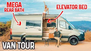 This Van Dwelling is NICER Than Most Homes - LOOK Inside an Amazing Sprinter RV Van Build