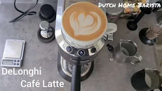 Café Latte on a DeLonghi Dedica EC685