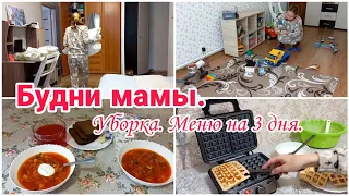 Будни мамы// Уборка// Меню на 3 дня// Любимый Василек// Техника Kitfort//