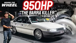 950HP BIG TURBO V8 HOLDEN COMMODORE SLEEPER: The Barra Killer - Behind The Wheel