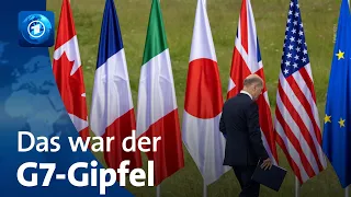 G7-Gipfel in Elmau beendet: Gemeinsame Solidarität mit der Ukraine