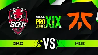 3DMAX vs. fnatic - Map 1 [Anubis] - ESL Pro League Season 19 - Group A