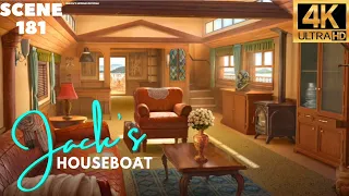 June's Journey Scene 181 Vol 1 Ch 37 Jack's Houseboat *Full Mastered Scene* 4K